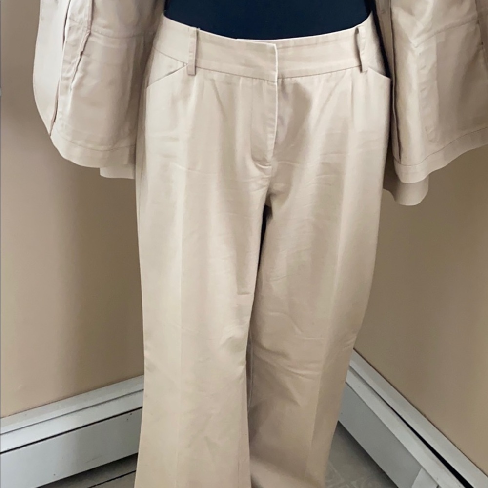 Context Khaki Wide Leg Pants - Picture 2 of 11
